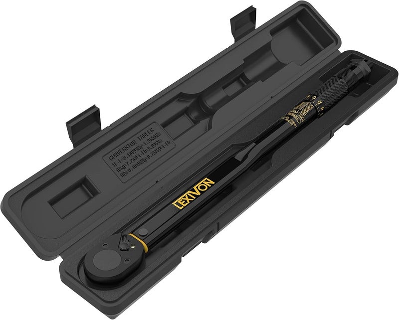 LEXIVON Torque Wrench 1/2-Inch Drive Click 10~150 Ft-Lb/13.6~203.5 Nm (LX-183) - Image 5
