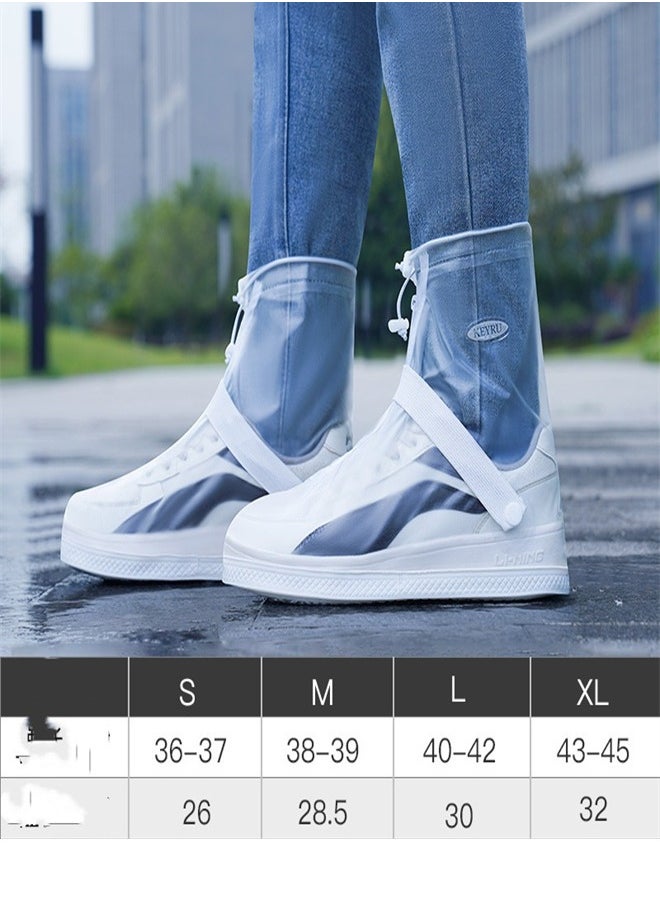 Loquat - Children's Mid Tube Rain Boots White - Image 1