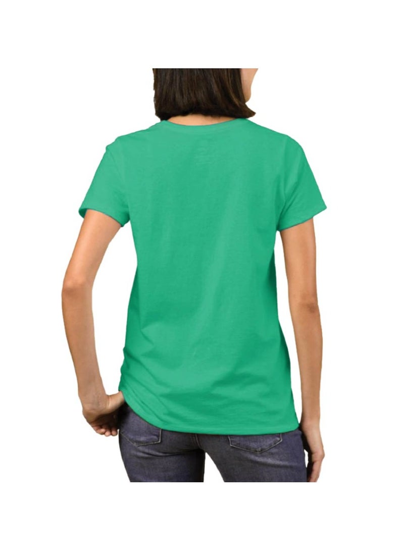 Saudi Arabia National Day Women's T-Shirt – Short Sleeve Round Neck Soft Cotton Tshirt - Perfect For Celebrating Saudi National Day, Events - Image 2