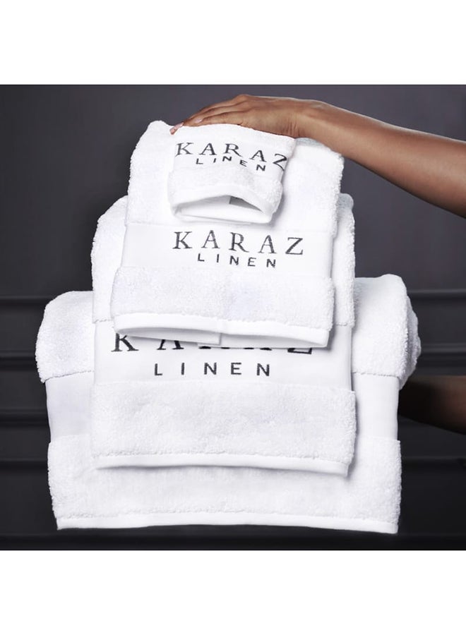 كرز لنن منشفة كرز كتان أبيض 140x70 سم - Image 1