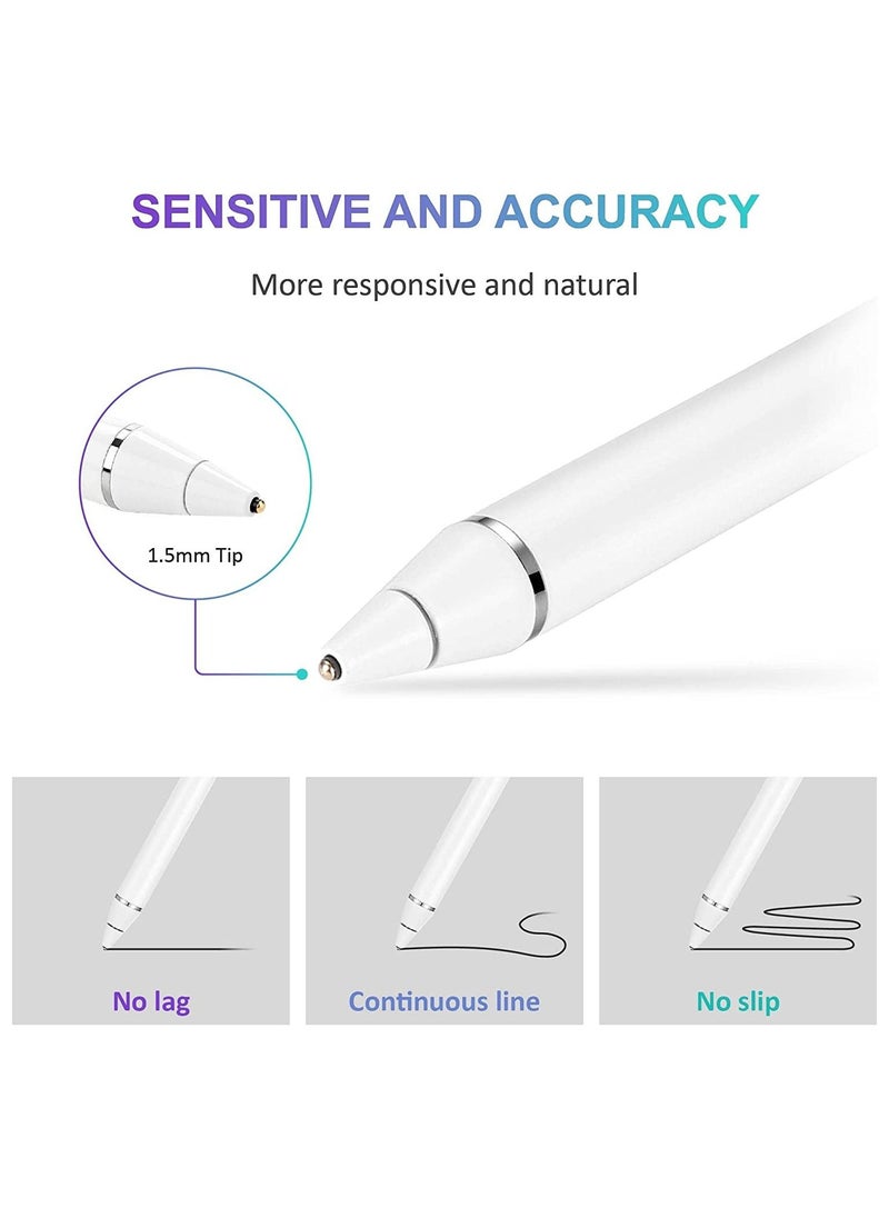Active Stylus Pen Compatible for Touch Screens, Digital Rechargeable Stylish Pencil universal with Touch Function, Stylus pen for iPhone/iPad Pro/Air/Mini/iPhone/Android and Most Touch screens  - Image 3