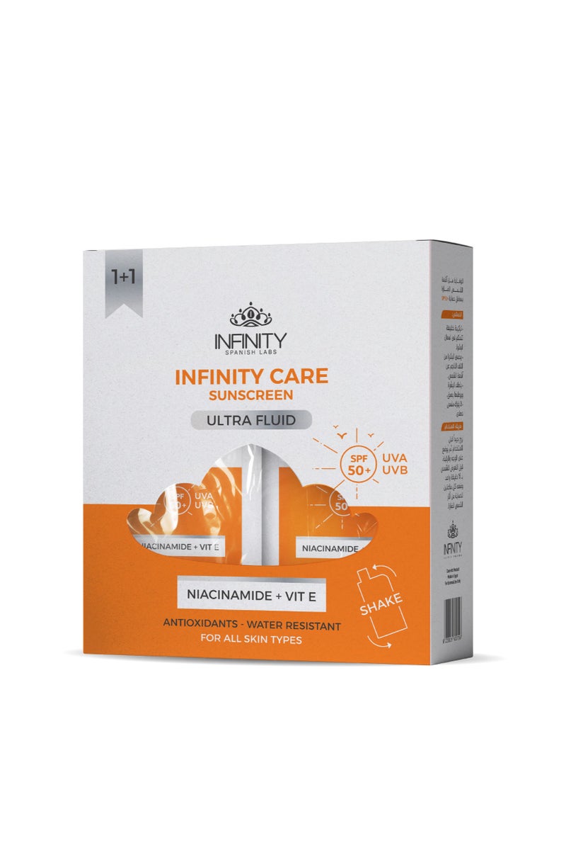 Infinity Care Sunscreen Ultra Fluid SPF50+ (1+1) - Image 1