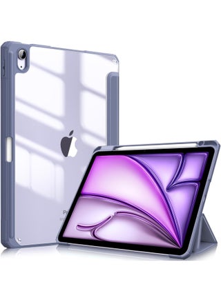حافظة لجهاز iPad الجيل العاشر 2022 مقاس 10.9 بوصة مع حامل قلم، غطاء حافظة ذكي مضاد للصدمات مع غطاء خلفي شفاف حافظة واقية متوافقة مع iPad الجيل العاشر (لافندر) - pzsku/ZF40A220300FFA3A54544Z/45/1746228424/7427fdb2-2e45-4558-be39-90202af37589