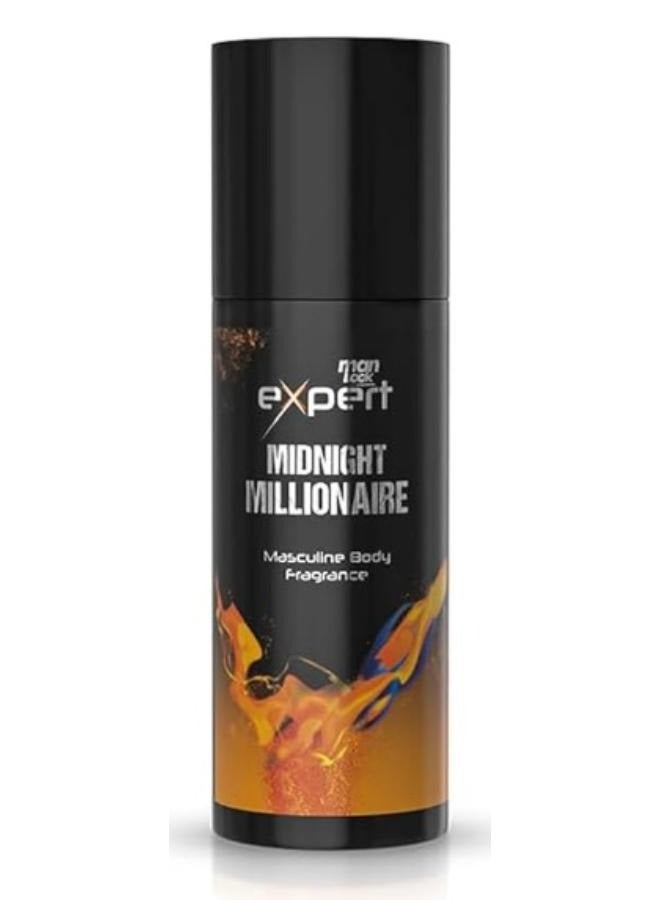 Man Look Expert Masculine Body Fragrance Midnight Millionaire 150 Ml