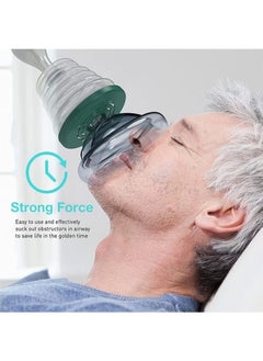 Realfrog Choking Emergency Device Respiratory Training Trainer Rescue Mask CPR Device Rescue Device Training Products Family Removal Device for Suffocation Removing Blocked Objects Aid Device  - Image 3