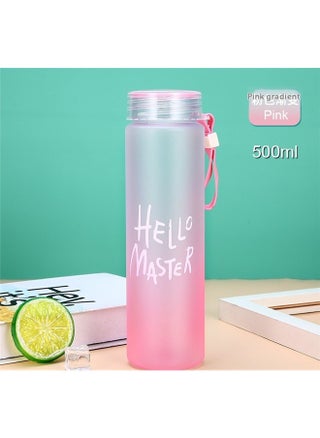Outdoor Drinkware Water Bottle Multicolour，Borosilicate plastics Water Bottles Leak Proof & Reusable with Carry Loop（500ml） - pzsku/ZF40A36DF03AECC0C55EBZ/45/1743838110/9d6bc062-1640-4c8c-a000-4371a9df1ac0