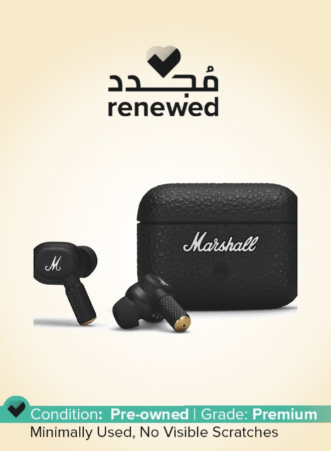 Marshall Renewed - Motif II ANC - True Wireless Active Noise Cancelling Bluetooth Headphones, Earbuds, 30 Hours Playtime â€“ - Image 1