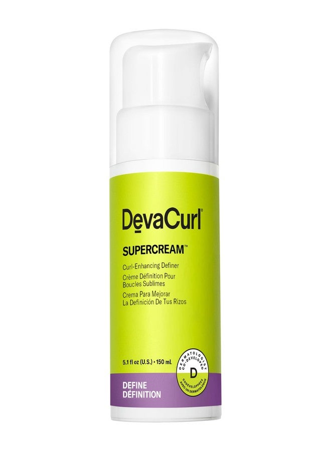 DevaCurl SuperCream Rich Curl-Enhancing Definer, Warm Coconut, 5.1 fl. oz. - Image 1