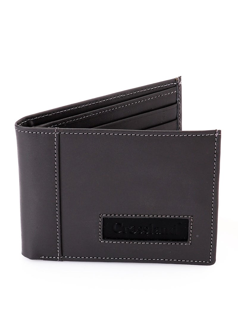 Crossland - CROSSLAND Genuine Leather Men's Wallet, Bi Fold 8 Cards with Window ID - RFID Blocking Technology - Image 1