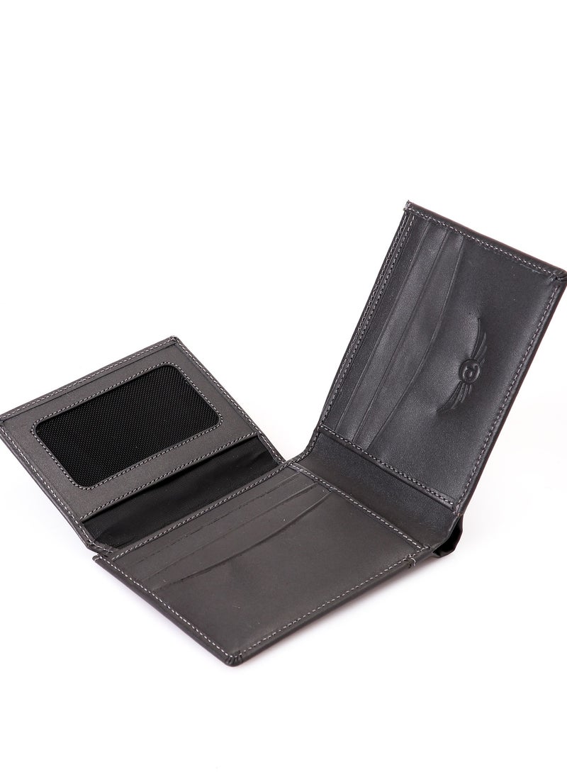 Crossland - CROSSLAND Genuine Leather Men's Wallet, Bi Fold 8 Cards with Window ID - RFID Blocking Technology - Image 1