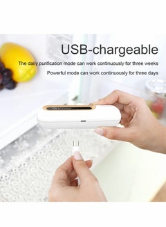 Y&D Mini USB Fridge Deodorizer, Portable Rechargeable Refrigerator Deodorizer Reusable, Small Ozone Air Purifier for Fridge, Car, Closet, Wardrobe, Shoe More Effective Than Charcoal Bags  - Image 3