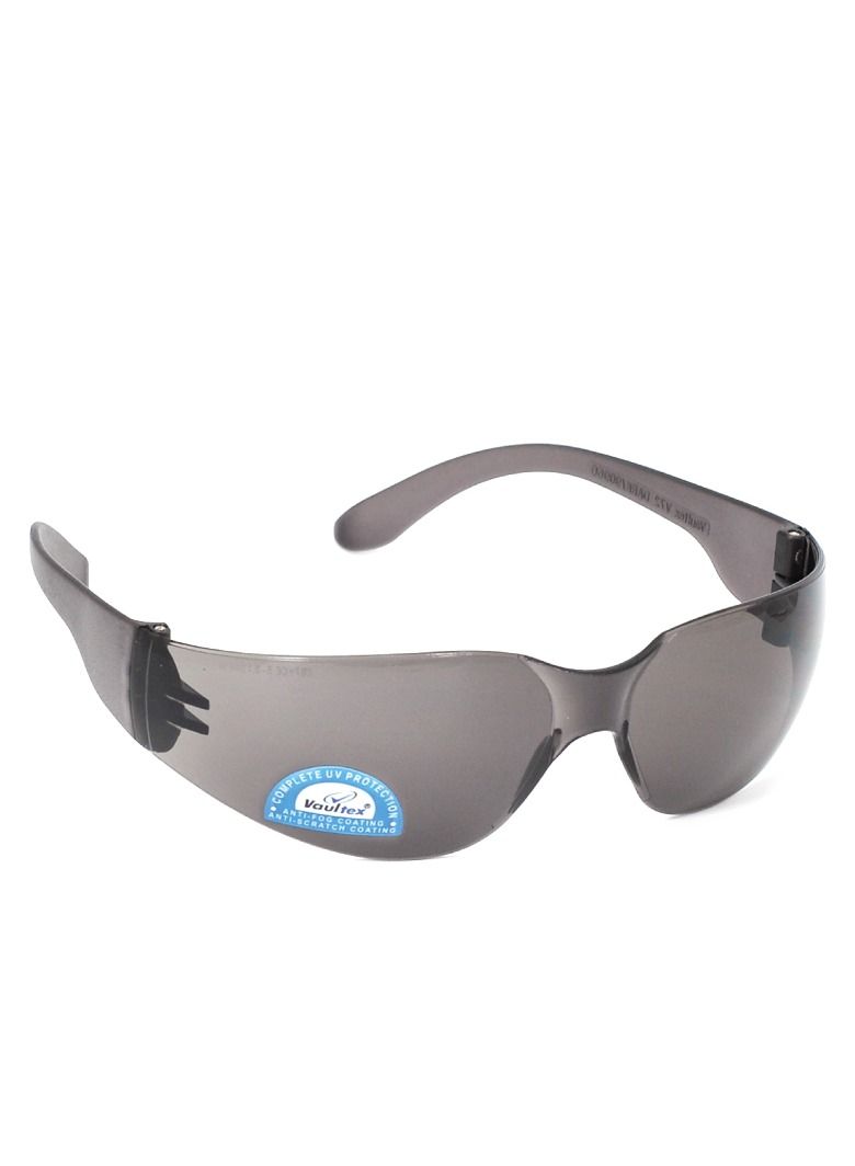 Vaultex Uv Protection Anti Scratch Resistant Safety Goggles Working Eye Protection Spectacles Grey Lens 