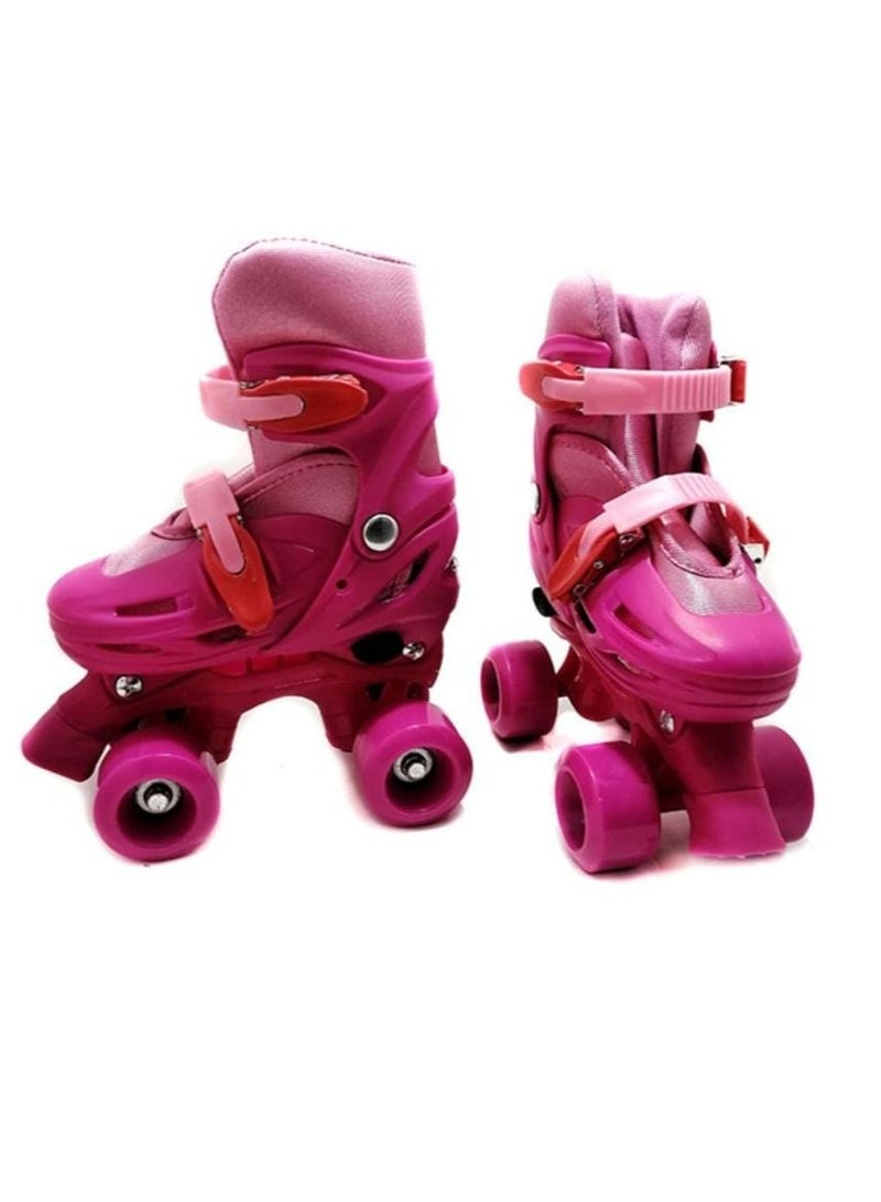 Pink Four Wheel Skate Shoes L - Image 1