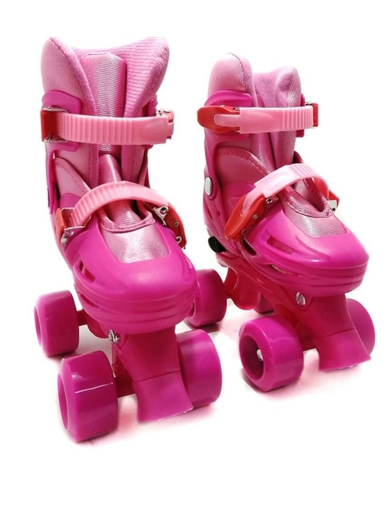 Pink Four Wheel Skate Shoes L - Image 2