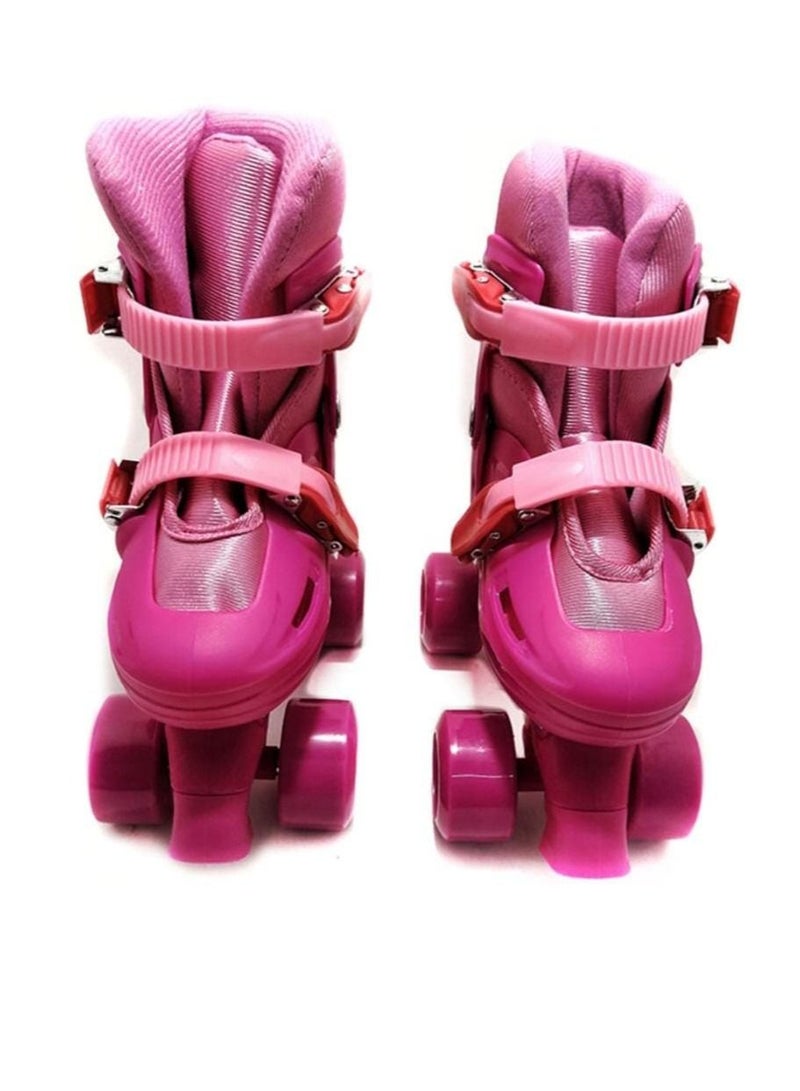 Pink Four Wheel Skate Shoes L - Image 4