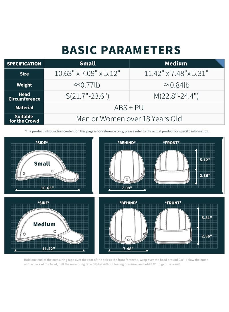 KASTWAVE Bike Helmets for Adults, Urban Baseball Cap Style Bicycle Helmet, Bicycle Baseball Helmets, Adults Cycling Urban Style Adjustable Helmet, Mountain Road MTB for Teen Bicycle Helmet for Commuting - Image 4