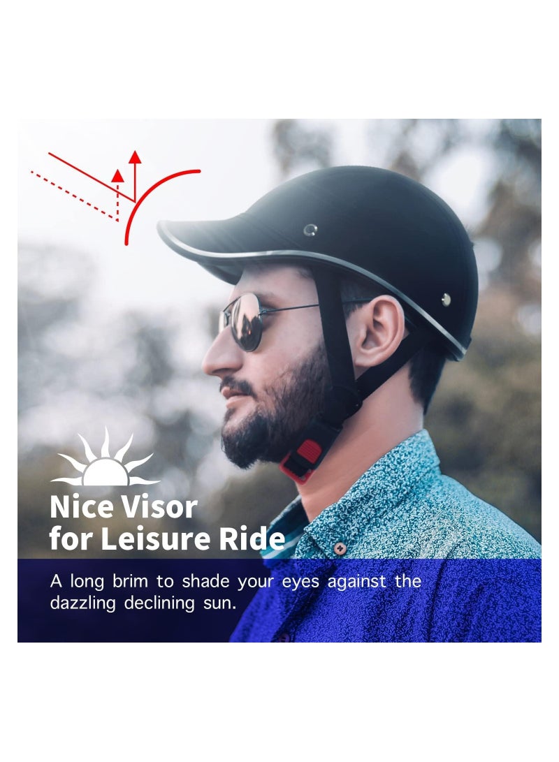 KASTWAVE Bike Helmets for Adults, Urban Baseball Cap Style Bicycle Helmet, Bicycle Baseball Helmets, Adults Cycling Urban Style Adjustable Helmet, Mountain Road MTB for Teen Bicycle Helmet for Commuting - Image 2