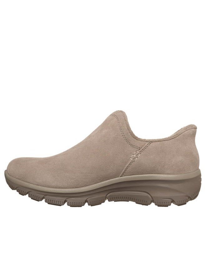 SKECHERS Women's Easy Going-Modern Hour Suede Hands Free Slip-ins Ankle Boot, Taupe, 35.5 EU - Image 2