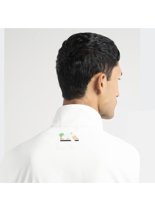 اديداس جاكيت أديداس ديزرت رنر للرجال بيج - Image 5