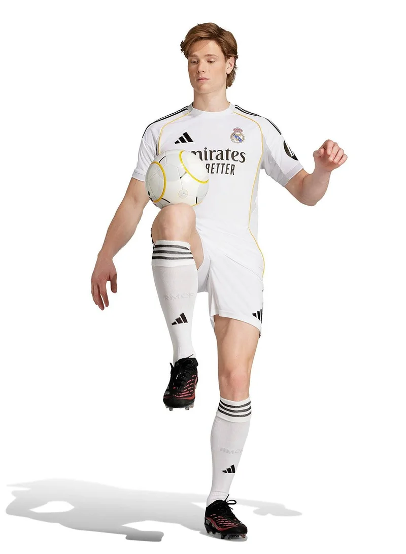 Adidas WHITE Real Madrid 25/26 Home Shorts for Men | Best Price UAE