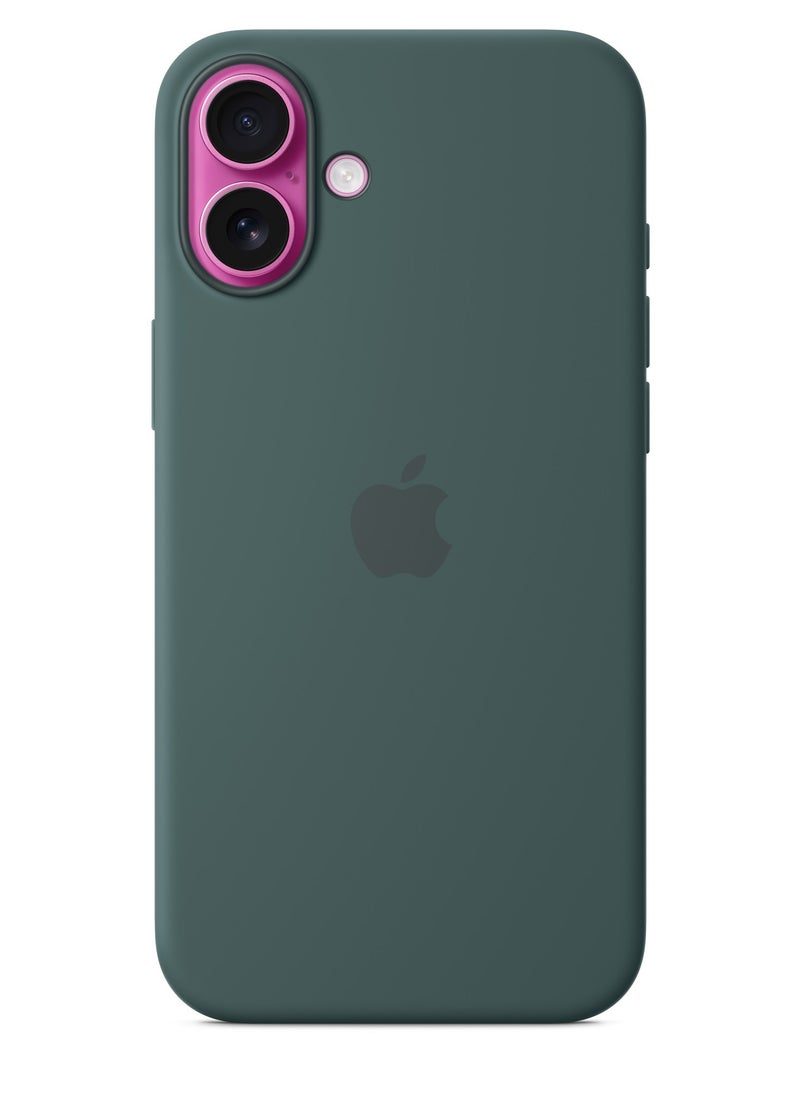 Techie Apple iPhone 16 Plus Silicone Case with MagSafe – Lake Green  - Image 3