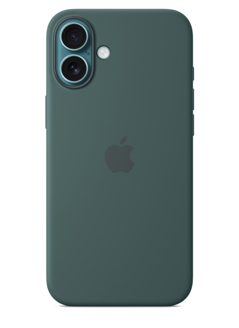 Techie Apple iPhone 16 Plus Silicone Case with MagSafe – Lake Green  - Image 4