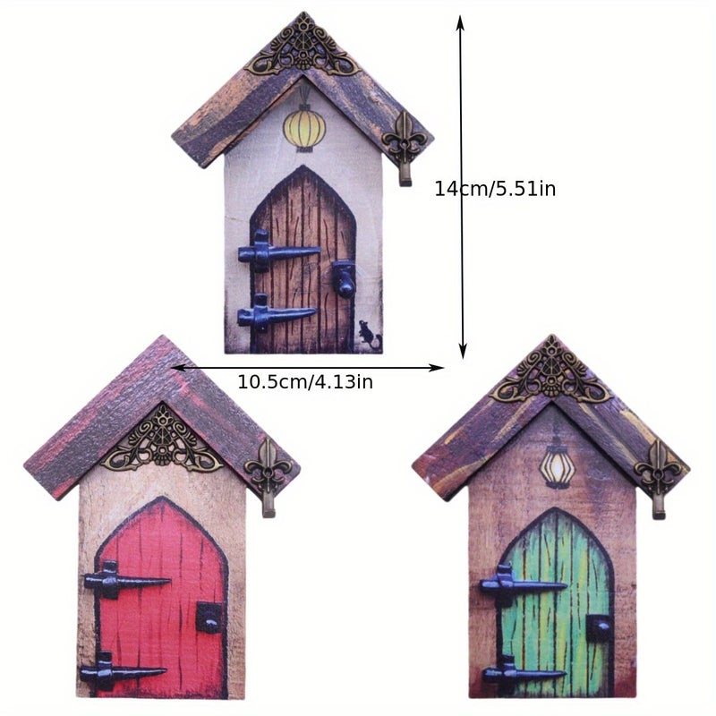 Red Elf S Gate Christmas Decoration Set Snowman Wreath Gift Box Sled - Image 2