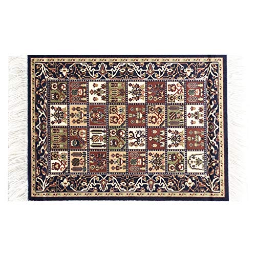 Inusitus Set of 4 Dollhouse Rugs, Miniature Doll House Accessory, 6x4 Carpets, Rectangle, Kids Toy Furniture Carpeting Decor - Image 5