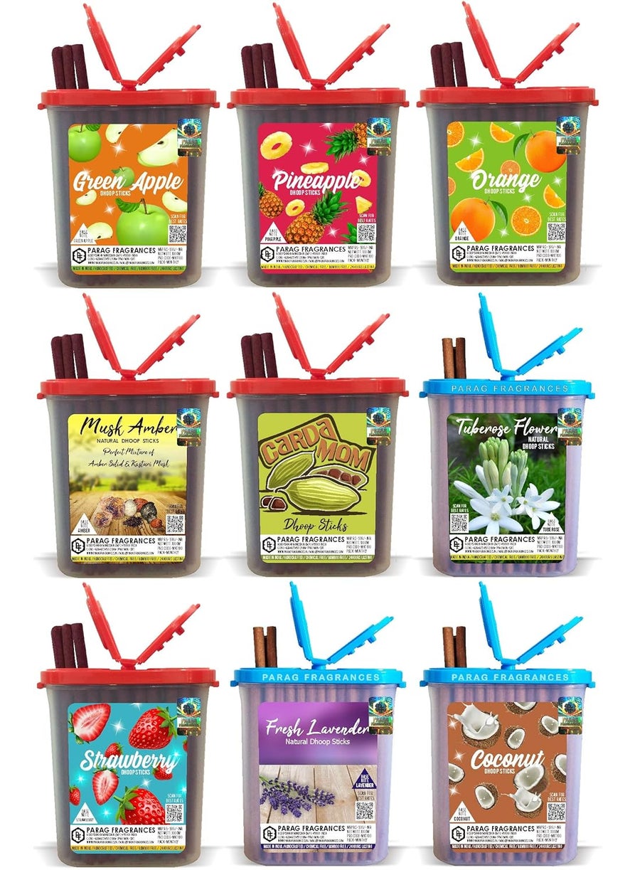 PARAG FRAGRANCES Parag Fragrances Extra Premium Long Lasting Dhoop Sticks 100 Gram Pack for Pooja Home Fragrance Raat Rani  - Image 4