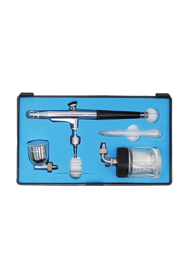 Airbrush Gun Gravity and Siphon Feed Airbrush 0.3mm Nozzle 22cc & 7cc Cups for Cake Decorating Model Painting  - Image 5