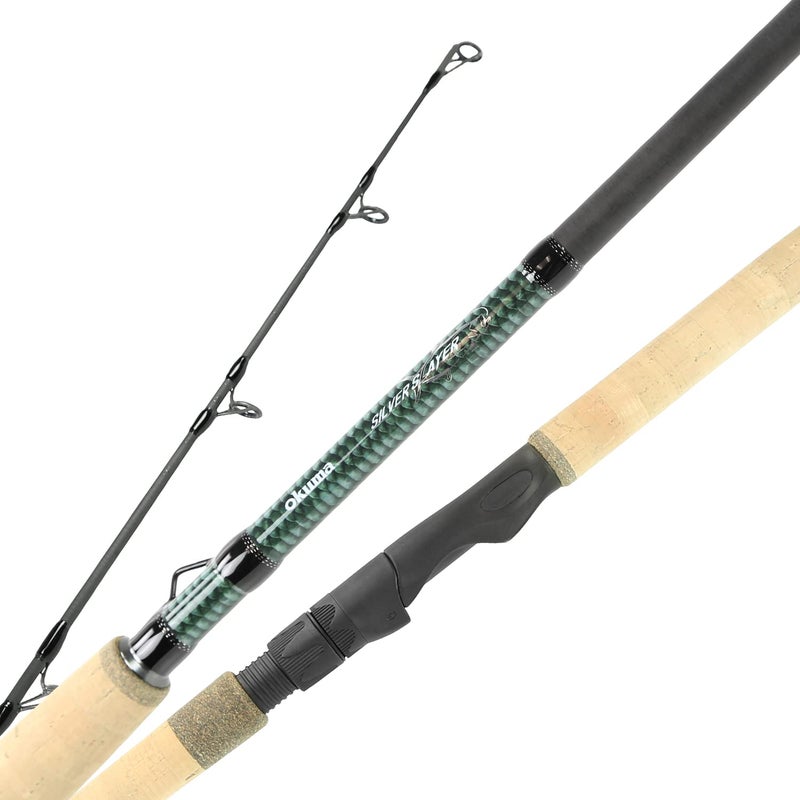 Okuma SLV Graphite 4-Piece Fly Rod, 10-11 wt, Graphite Gray fly - Image 4
