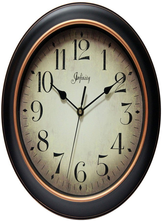 Infinity Instruments 14877BG-2732 Precedent Silent Sweep 12 inch Wall Clock - Image 1