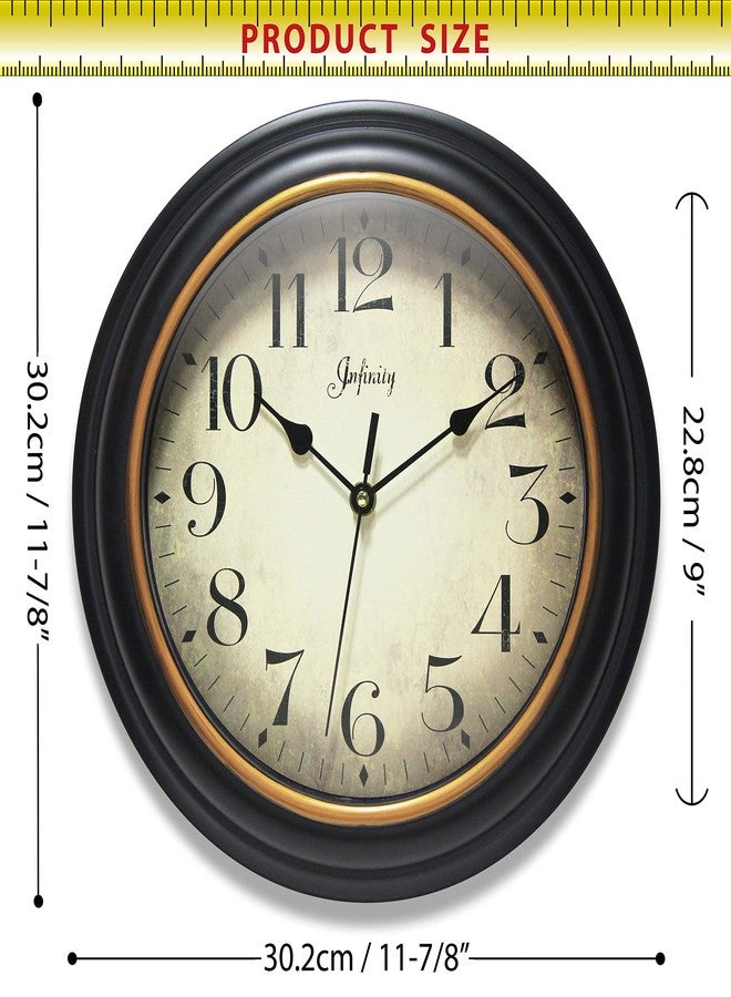 Infinity Instruments 14877BG-2732 Precedent Silent Sweep 12 inch Wall Clock - Image 4