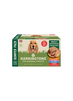 Complete Wet Tray Grain Free Hypoallergenic Adult Dog Food Favourites Bumper Pack 16x400g - Chicken, Lamb, Beef & Duck - Made with All Natural Ingredients