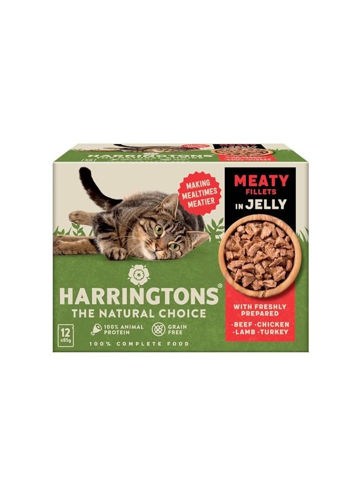 HARRINGTONS - Complete Wet Tray Grain Free Hypoallergenic Adult Dog Food Favourites Bumper Pack 16x400g - Chicken, Lamb, Beef & Duck - Made with All Natural Ingredients - Image 1