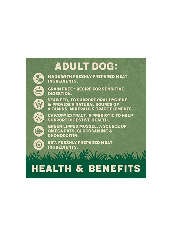 HARRINGTONS - Complete Wet Tray Grain Free Hypoallergenic Adult Dog Food Favourites Bumper Pack 16x400g - Chicken, Lamb, Beef & Duck - Made with All Natural Ingredients - Image 1