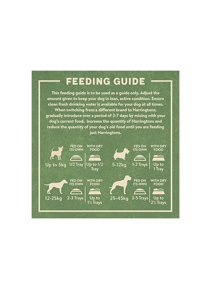 HARRINGTONS - Complete Wet Tray Grain Free Hypoallergenic Adult Dog Food Favourites Bumper Pack 16x400g - Chicken, Lamb, Beef & Duck - Made with All Natural Ingredients - Image 1
