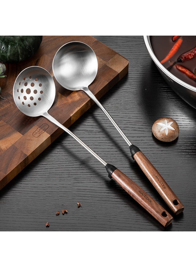 MAX COOK Meichun (maxcook) 316 Stainless Steel Soup Ladle, Small Soup Ladle Hot Pot Spoon, Thickened Extended Long Handle Mccu0643  - Image 2