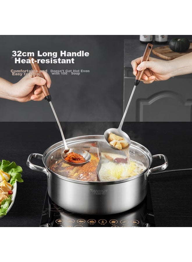 MAX COOK Meichun (maxcook) 316 Stainless Steel Soup Ladle, Small Soup Ladle Hot Pot Spoon, Thickened Extended Long Handle Mccu0643  - Image 5