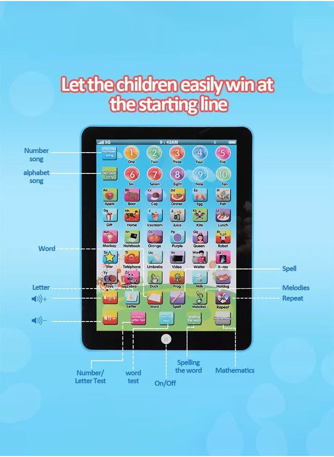 Occuwzz - Interactive Learning Tablet for Kids - Educational ABCD Learning Toy for Girls 2-3 Years Old - Image 1