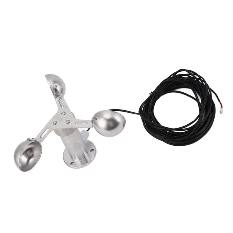 Aluminium Alloy 3 Cups Anemometer Wind Speed Monitoring Sensor 0 To 3 8V - Image 2