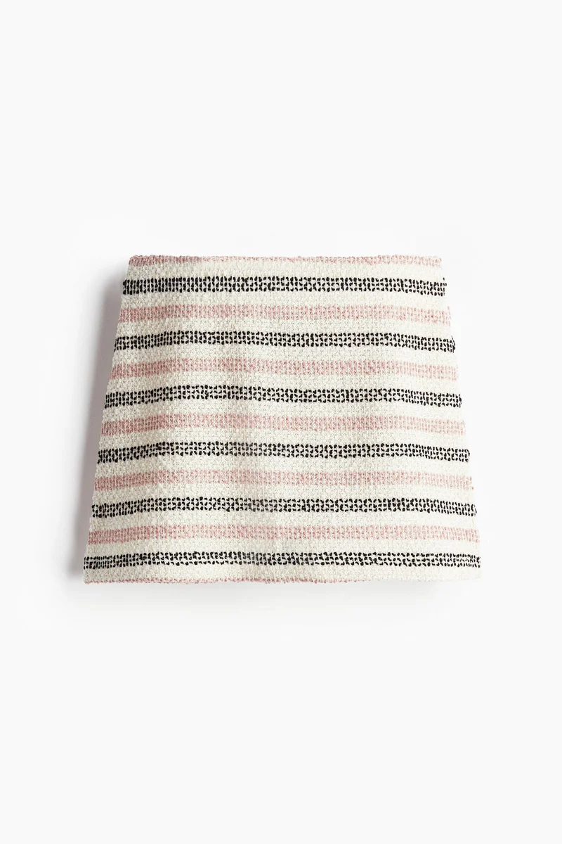 H&M Glittery textured mini skirt