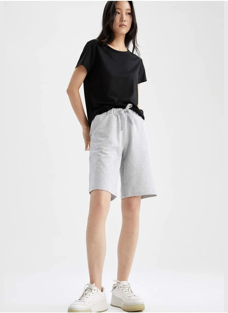 DeFacto Regular Fit Tie Waist Short