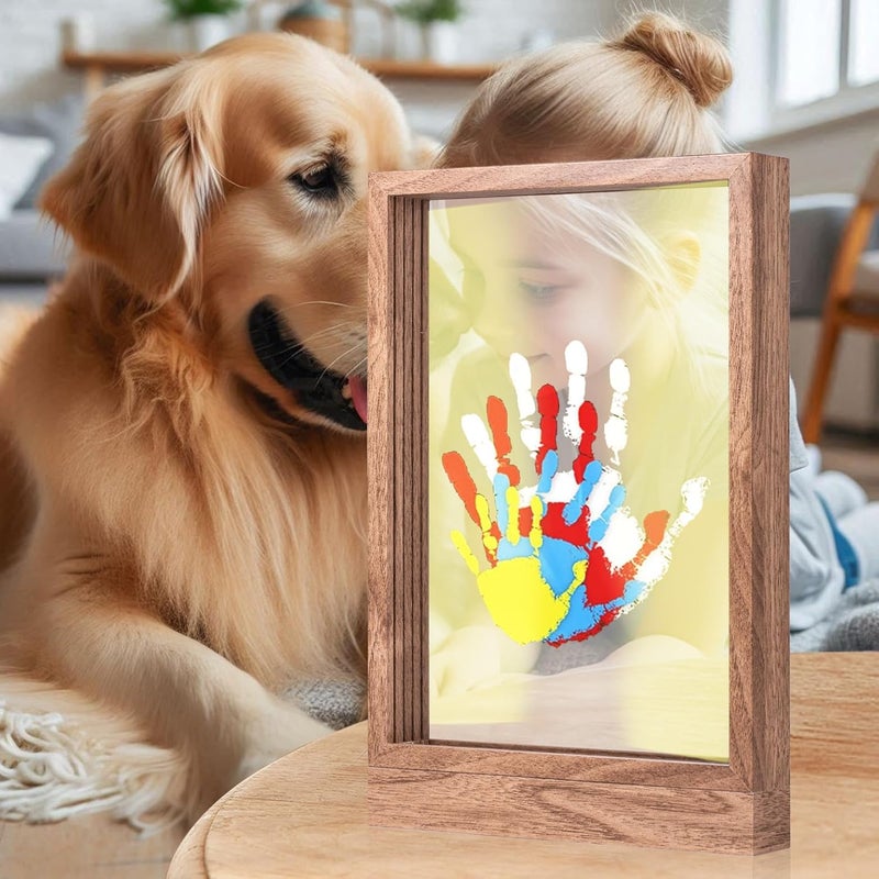 CHERRY CHEERS Light-Up Picture Frame with Handprint Design - Image 4