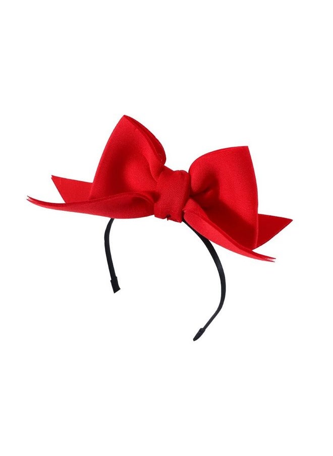 CheeseandU - CheeseandU 2Pack Pet Cute Bow Headbands Stretchy Handmade Bow Headband for Dog Cat Puppy Bathroom Apparel Birthday Party Wedding Xmas New Year Valentines Day Costume Photo Prop(Pink, Red) - Image 1