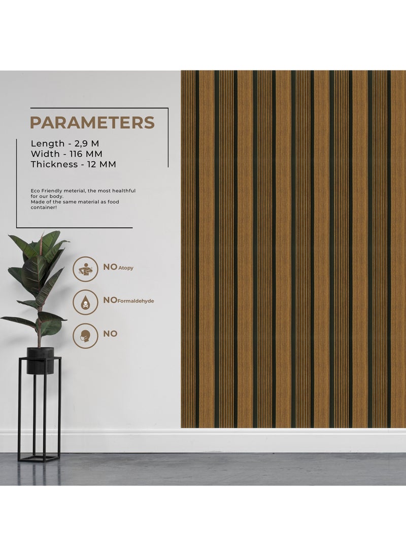 Asnad - Asnad Interior Wall Panel with Modern and Stylish design, smooth surface, Flawless finish easy installation Louver AM1302-A - Image 1