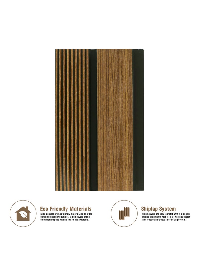 Asnad - Asnad Interior Wall Panel with Modern and Stylish design, smooth surface, Flawless finish easy installation Louver AM1302-A - Image 1