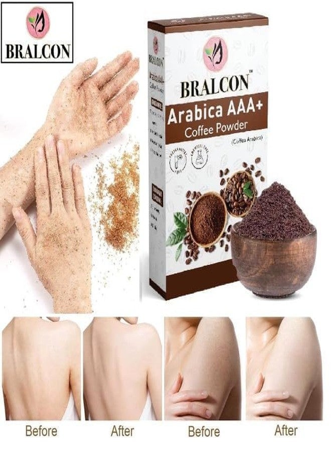 BRALCON Arabica AAA+ Coffee Powder | Body Scrub Tan Removal|100% Natural for Skin & Hair| | Pack of 1 | 100gm - Image 4