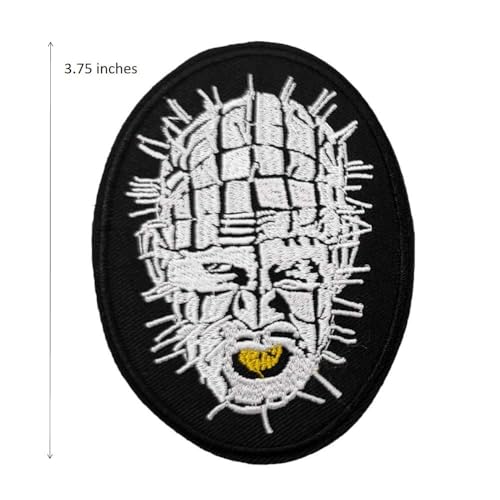 Cute-Patch Hellraiser Embroidered Iron on Patches Horror Movie Gifts Halloween Shirt DIY - Image 4