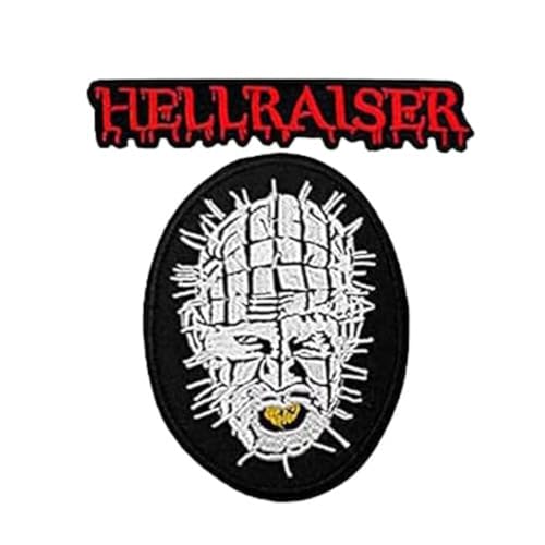 Cute-Patch Hellraiser Embroidered Iron on Patches Horror Movie Gifts Halloween Shirt DIY - Image 1